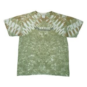 Vintage Anvil Men's TShirt New‎ River Grayson Highlands State Park Large Tye Dye